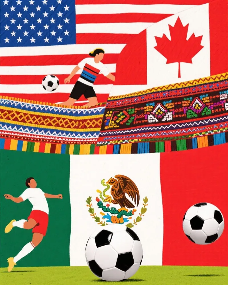 美加墨三国文化交融的开幕式设计理念