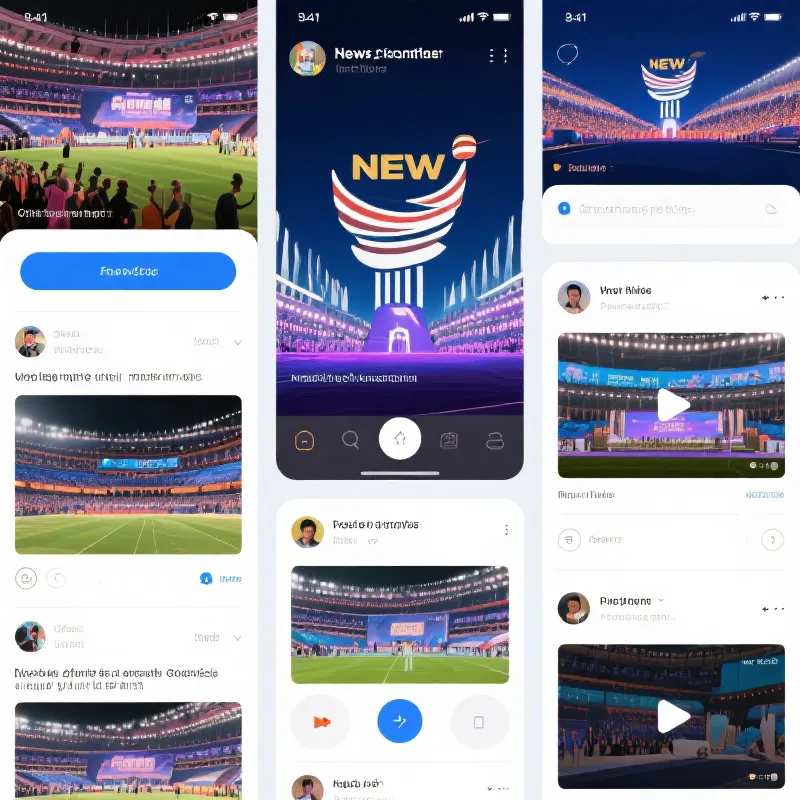 News and Updates Interface